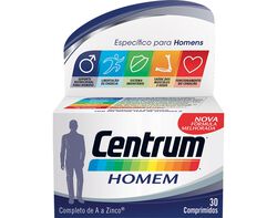 Imagem do produto suplemento centrum homem 30 comprimidos