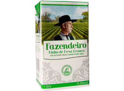 Imagem do produto vinho branco fazendeiro pacote 1l