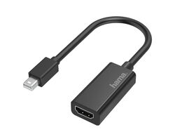 Imagem do produto adaptador hama mini display port/hdmi 4k 0.75m 200332