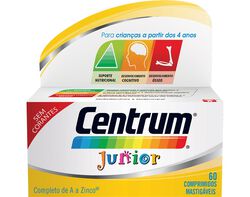 Imagem do produto suplemento centrum junior 60 comprimidos mastigáveis