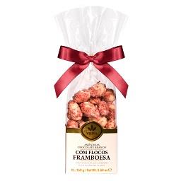 Imagem do produto Amêndoas cobertas chocolate branco premium com framb...
