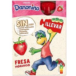 Danonino para levar, polpa de morango product image