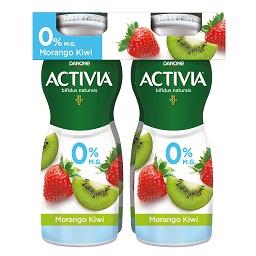 Iogurte activia líquido 0% morango/kiwi product image