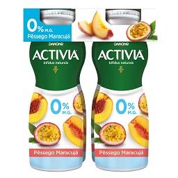 Iogurte activia líquido 0% de pêssego/maracujá product image