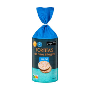 Imagem do produto Tortitas de Arroz Integral sem Sal sem Glúten Pingo Doce