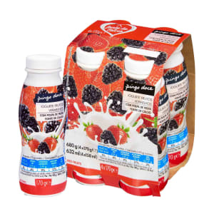 Iogurte Líquido de Frutos Vermelhos Pingo Doce - Pack 4 product image