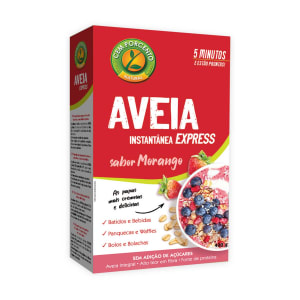 Aveia Instantanêa de Morango Express Cem Porcento product image
