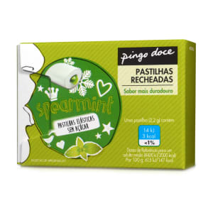 Imagem do produto Pastilha Elástica de Spearmint Pingo Doce