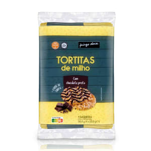 Imagem do produto Tortitas de Milho com Chocolate Preto Pura Vida Saquetas