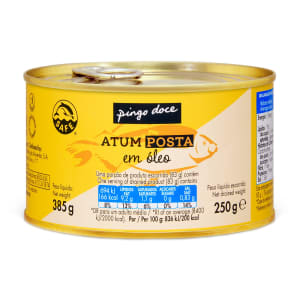 Atum Posta em Óleo de Girassol Pingo Doce product image