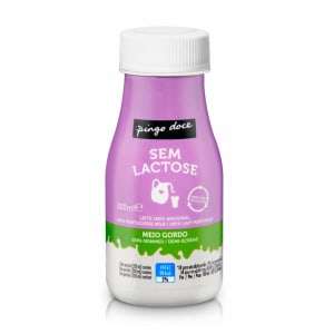 Leite UHT Meio Gordo sem Lactose Pingo Doce product image