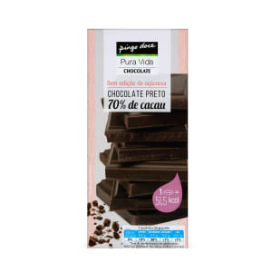 Tablete de Chocolate Preto sem Açúcar Pura Vida product image