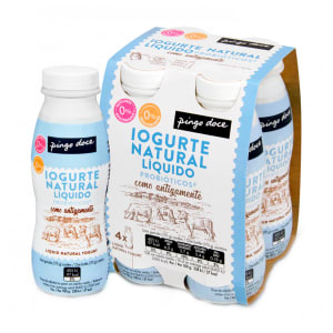 Iogurte Líquido Natural Probiótico Pingo Doce - Pack 4 product image