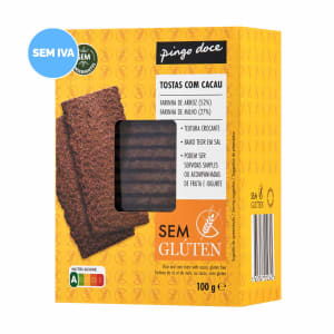 Imagem do produto Tostas de Cacau sem Glúten Pingo Doce