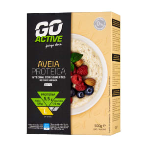 Aveia Proteica em Pó com Chia e Linhaça Go Active Pingo Doce product image