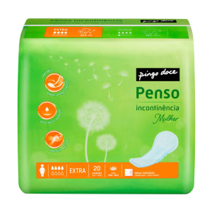 Pensos Incontinência Clássico Extra Pingo Doce - 20 un product image