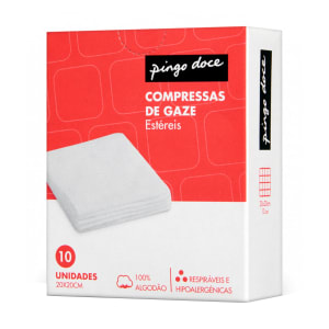 Compressas de Gaze Estéreis Pingo Doce product image