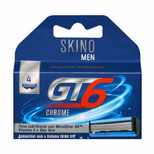 Recarga Lâminas de Barbear GT6 Chrome Men Skino product image