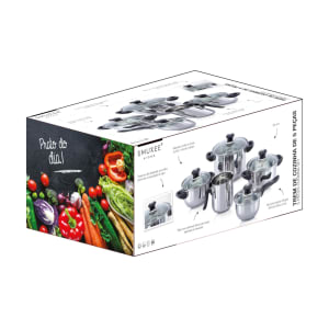 Trem de Cozinha 5 Peças Inox Smukee product image