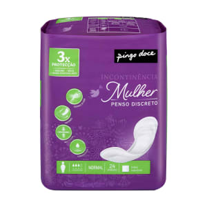 Pensos Incontinência Normal Pingo Doce - 24 un product image