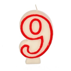 Imagem do produto Vela de Aniversário Formato 9 Papstar