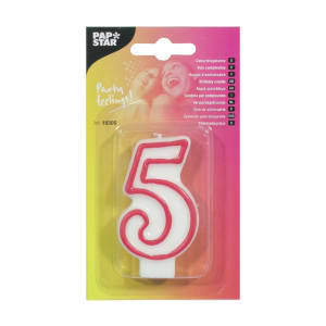 Imagem do produto Vela Formato 5 Papstar