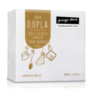 Imagem do produto Guardanapos Folha Dupla Gold Pingo Doce
