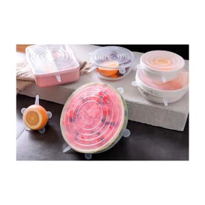 Imagem do produto Conjunto 6 Tampas de Silicone Universais Smukee