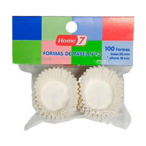 Imagem do produto Formas de Papel Brancas nº3 Home 7