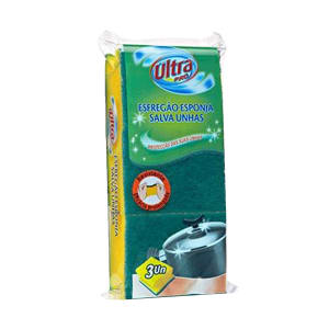 Imagem do produto Esfregão Salva Unhas Fibra Verde Ultra Pro