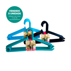 Imagem do produto Conjunto de 8 Cabides de Plástico