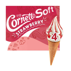 Gelado de Morango Soft Olá Cornetto product image