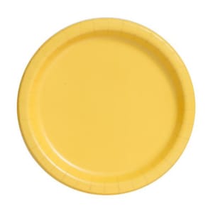 Imagem do produto Pratos de Papel Amarelo 18cm Codipostal