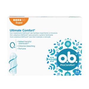 Imagem do produto Tampão sem Aplicador Super Ultimate Comfort O.B.