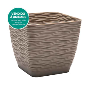 Vaso Quadrado Wind 17cm Plastic Forte product image