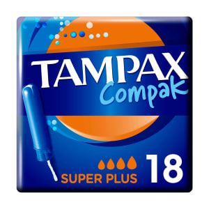 Imagem do produto Tampões com Aplicador Compak Super Plus Tampax