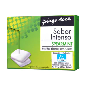 Imagem do produto Pastilha Elástica de Spearmint Pingo Doce
