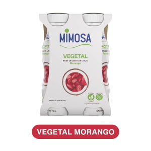 Iogurte Líquido Vegetal de Morango Mimosa - Pack 4 product image